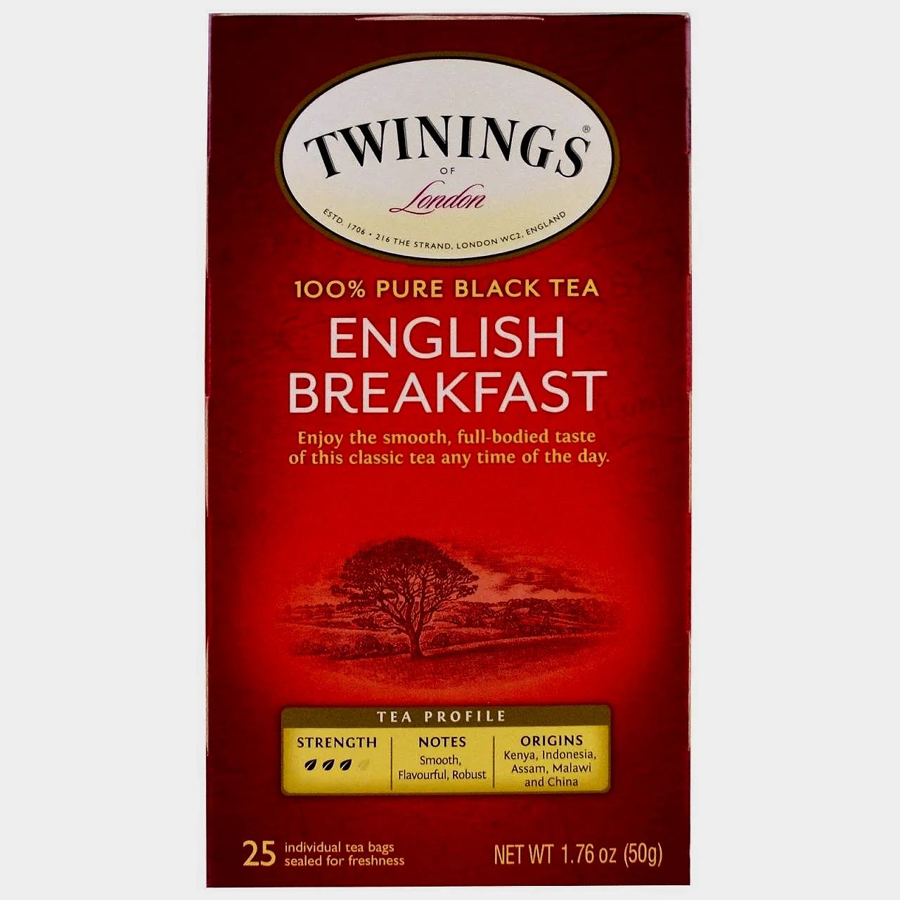 English Breakfast Siyah Çay (Bardak Süzen) 25x2 gr - Twinings